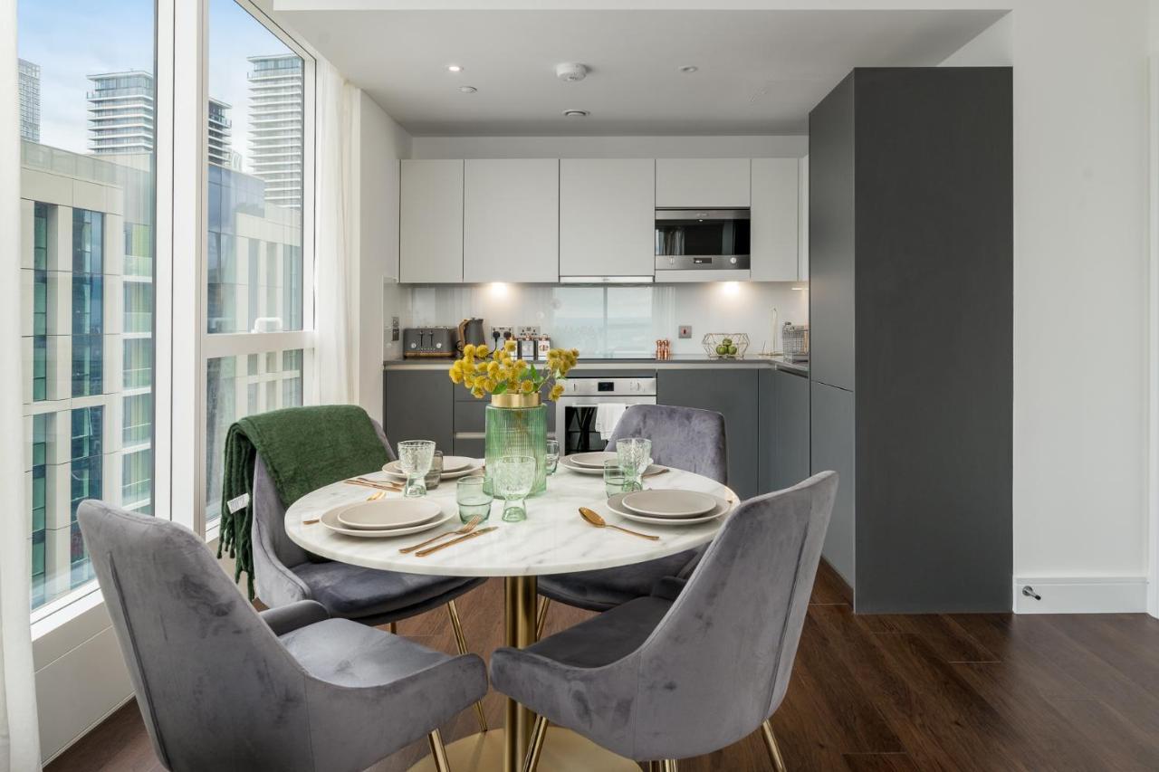 Luxurious Spacious 2Bed Suites Skyline River Views By Canary Wharf London Eksteriør billede