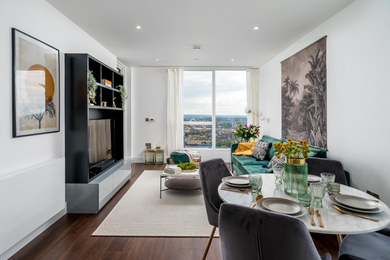 Luxurious Spacious 2Bed Suites Skyline River Views By Canary Wharf London Eksteriør billede