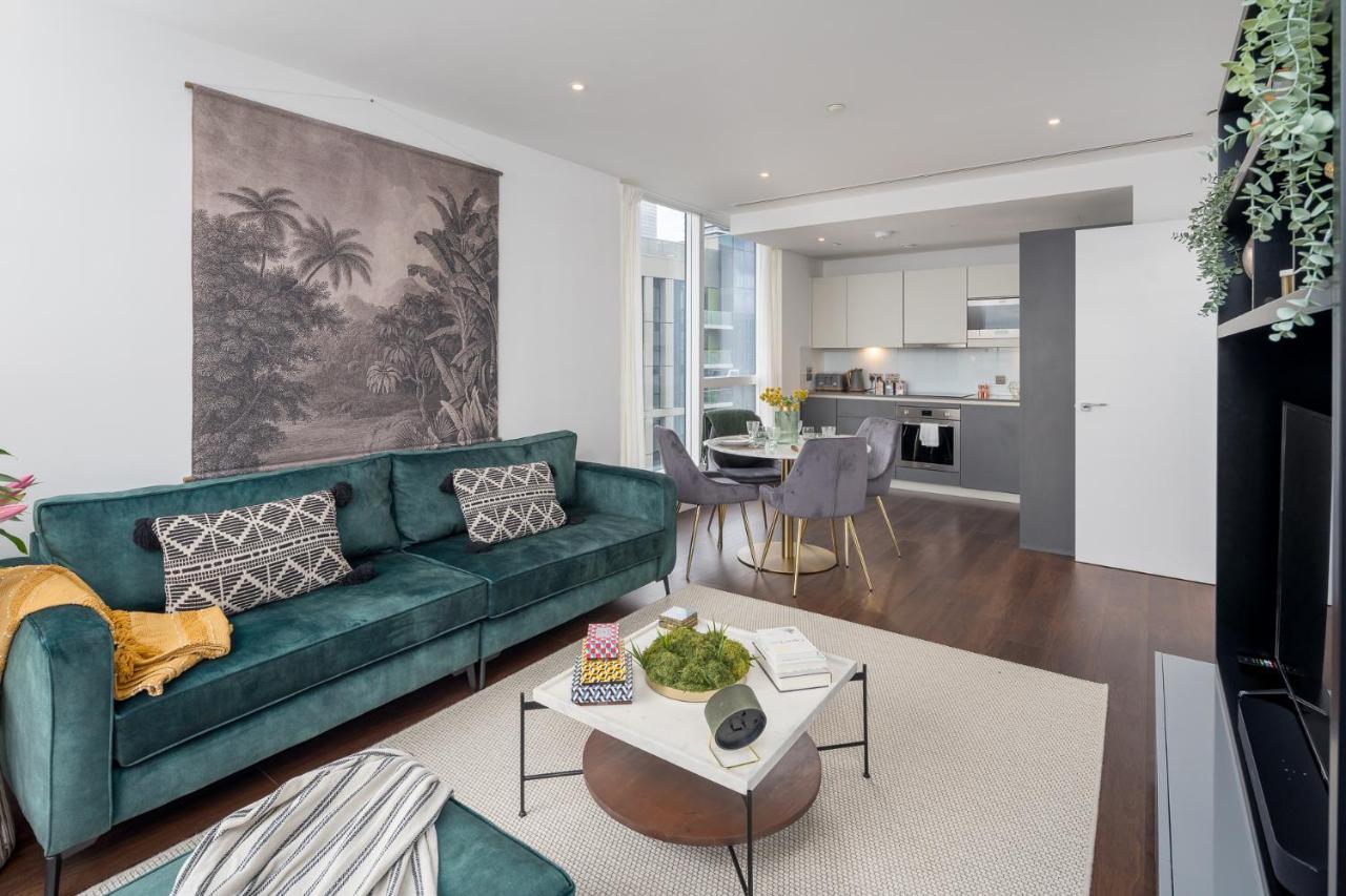 Luxurious Spacious 2Bed Suites Skyline River Views By Canary Wharf London Eksteriør billede