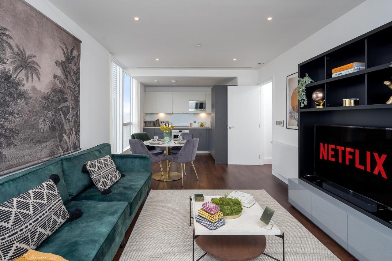 Luxurious Spacious 2Bed Suites Skyline River Views By Canary Wharf London Eksteriør billede