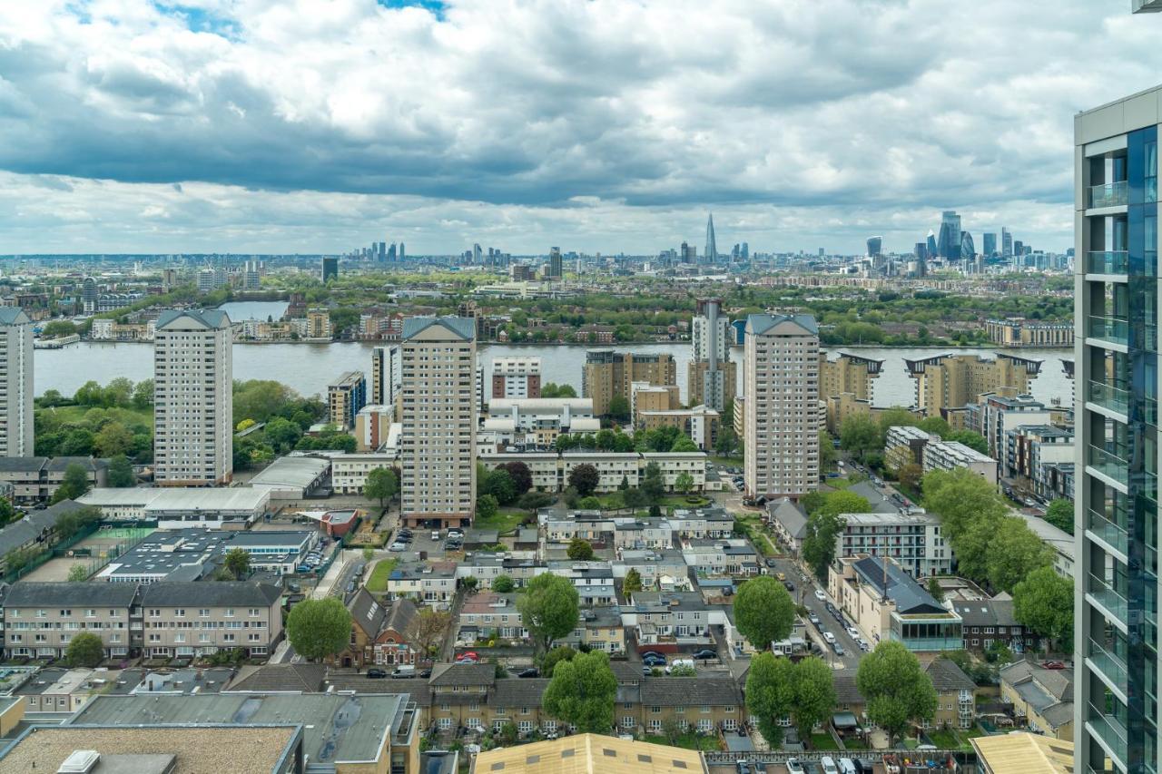 Luxurious Spacious 2Bed Suites Skyline River Views By Canary Wharf London Eksteriør billede