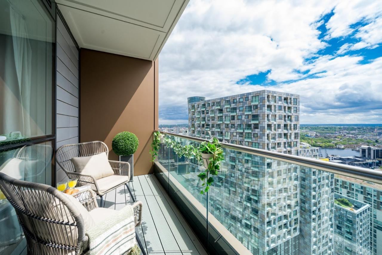 Luxurious Spacious 2Bed Suites Skyline River Views By Canary Wharf London Eksteriør billede