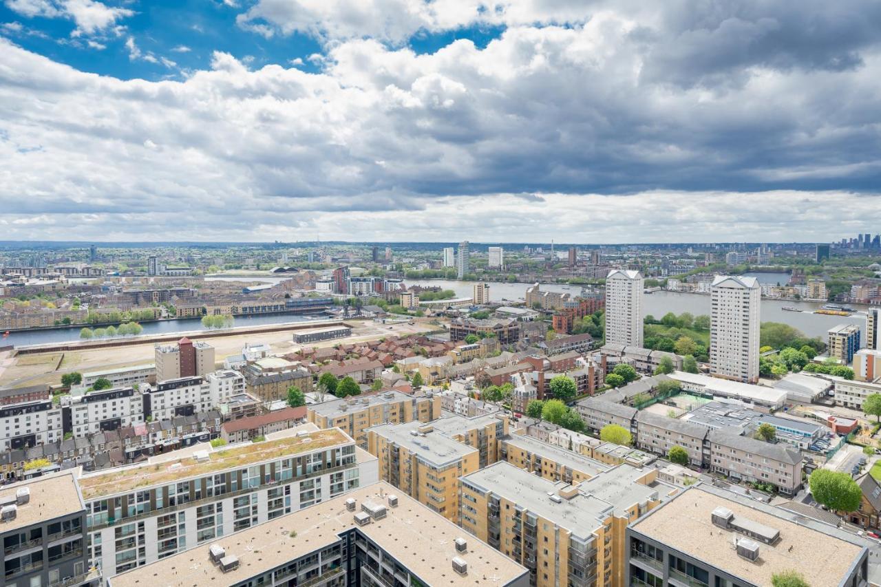 Luxurious Spacious 2Bed Suites Skyline River Views By Canary Wharf London Eksteriør billede